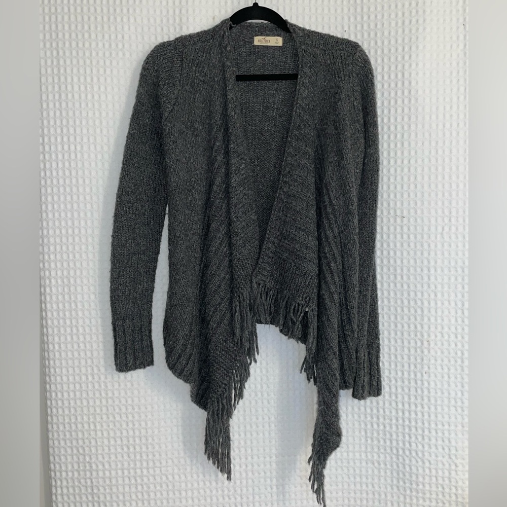 Hollister Gray Blanket Cardigan. Size small.
